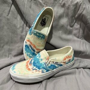 Vans Tie Dye Slip Shoes Women 7.5 EUC